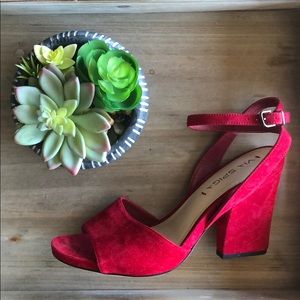 Via Spiga suede Red Heel